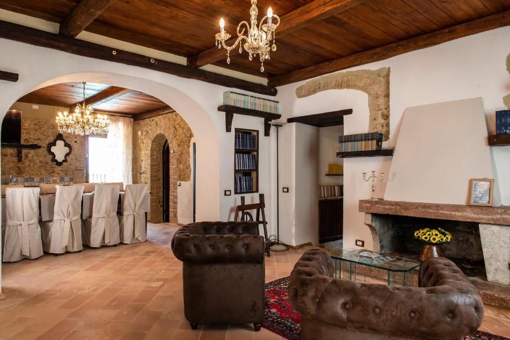 Posezení v ubytování Volver B&B Spoleto