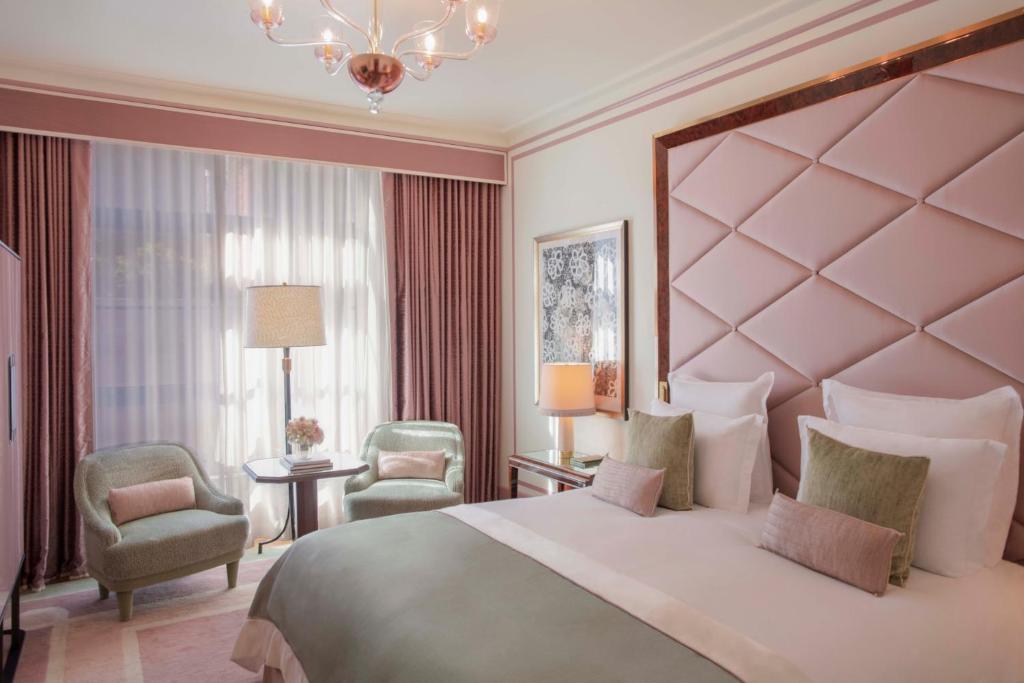 Cama ou camas em um quarto em Hotel Barrière Fouquet's New York