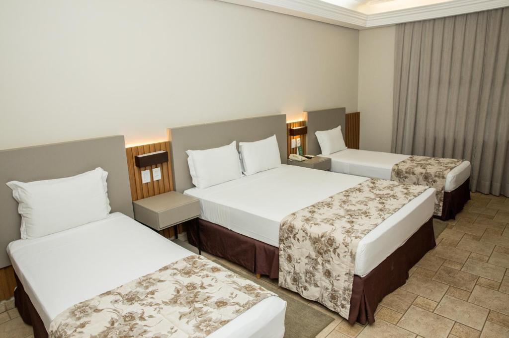 Postel nebo postele na pokoji v ubytování Lagos de Jurema Termas Resort