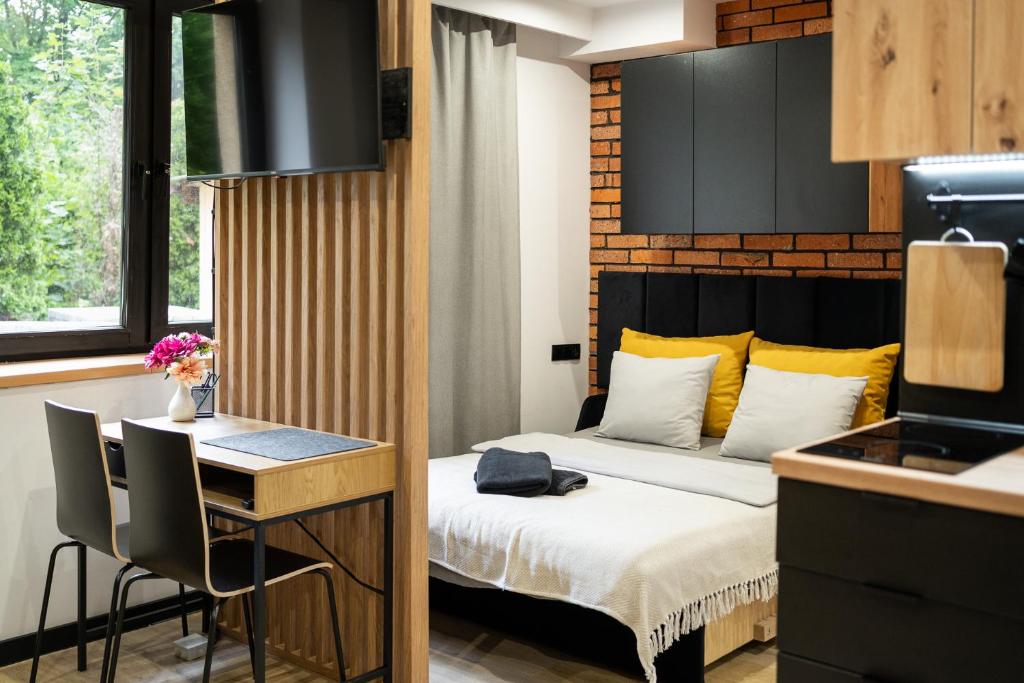 Postel nebo postele na pokoji v ubytování Bedthoven lofts you! Self Check-in & Parking