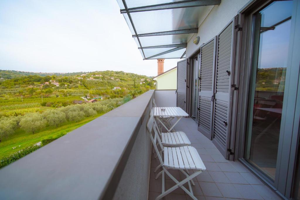Balkón nebo terasa v ubytování Apartment Nike