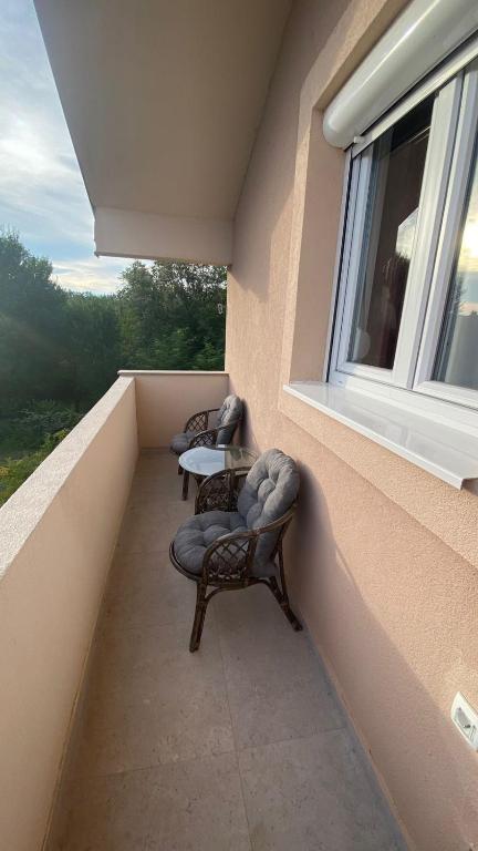 Balkón nebo terasa v ubytování Apartments Two Olives