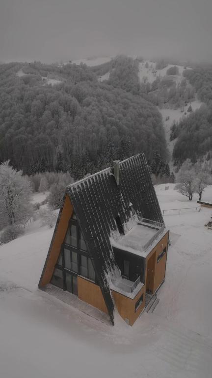 Amont Chalet v zimě