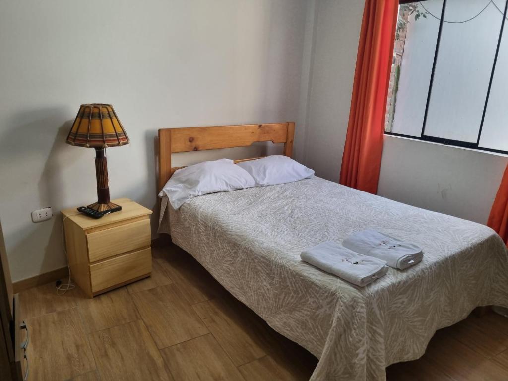 Postel nebo postele na pokoji v ubytování Bungalows Payancas de Tato