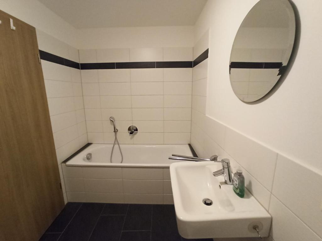 Koupelna v ubytování Gästewohnung Fischer