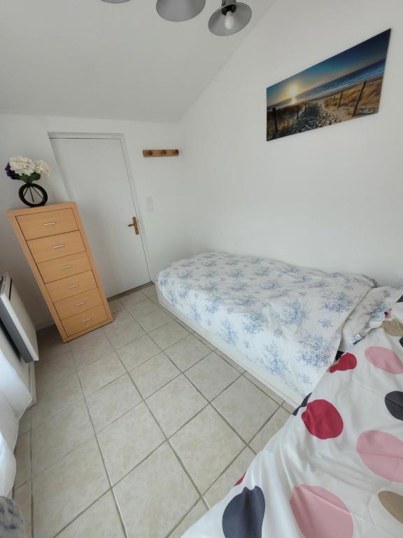 Postel nebo postele na pokoji v ubytování Beau chalet 6 personnes avec Jacuzzi