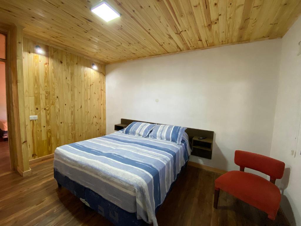 Postel nebo postele na pokoji v ubytování Complejo Paranay