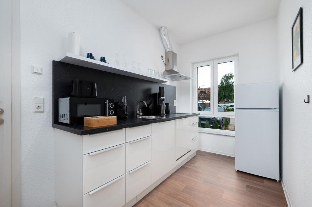 Fotografie z fotogalerie ubytování Modernes Apartment, Altstadt, Parkplatz, NETFLIX v destinaci Quedlinburg