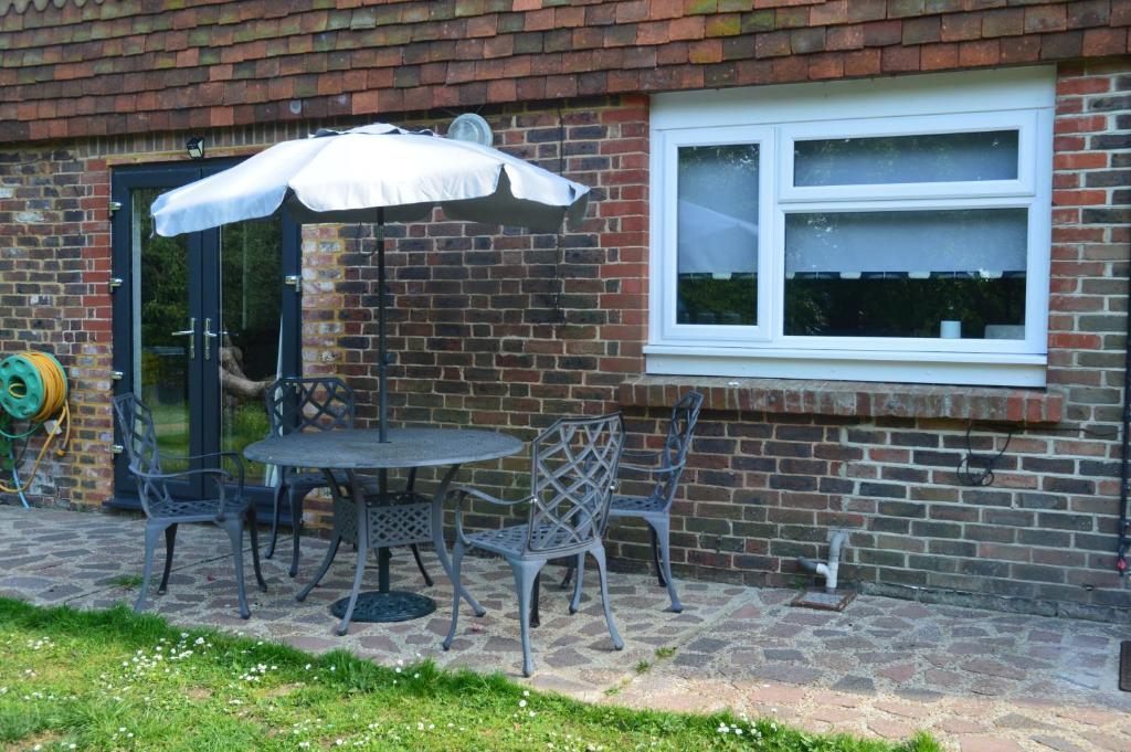Patio nebo venkovní prostory v ubytování The Annexe @ Woodland
