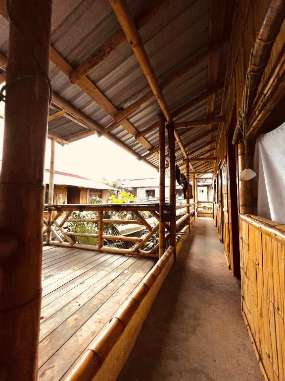 Balkón nebo terasa v ubytování Onda Hostel Mompiche