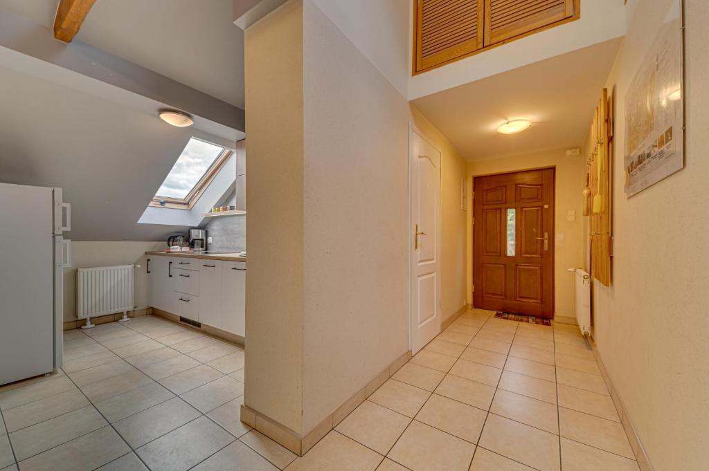 Kuchyň nebo kuchyňský kout v ubytování Apartamenty Krystyna