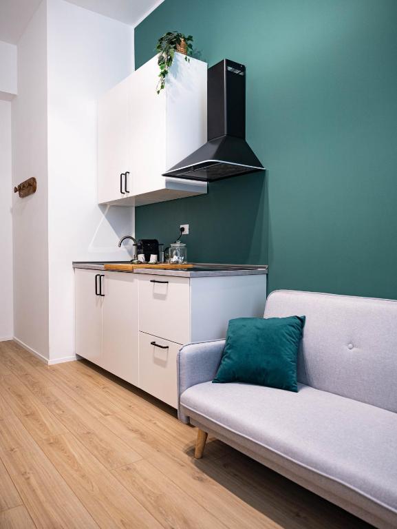 Kuchyň nebo kuchyňský kout v ubytování Moor Assarotti Suites - Genova City Center