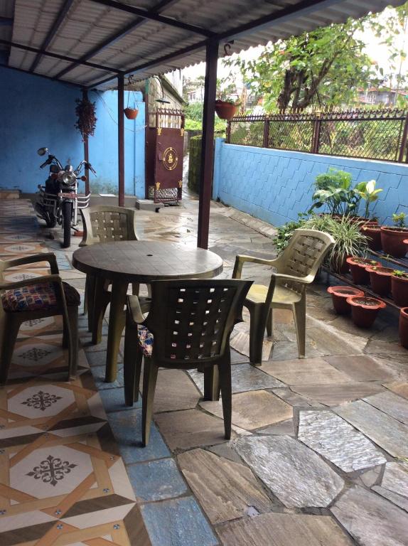Αίθριο ή υπαίθριος χώρος στο Evergreen guest house