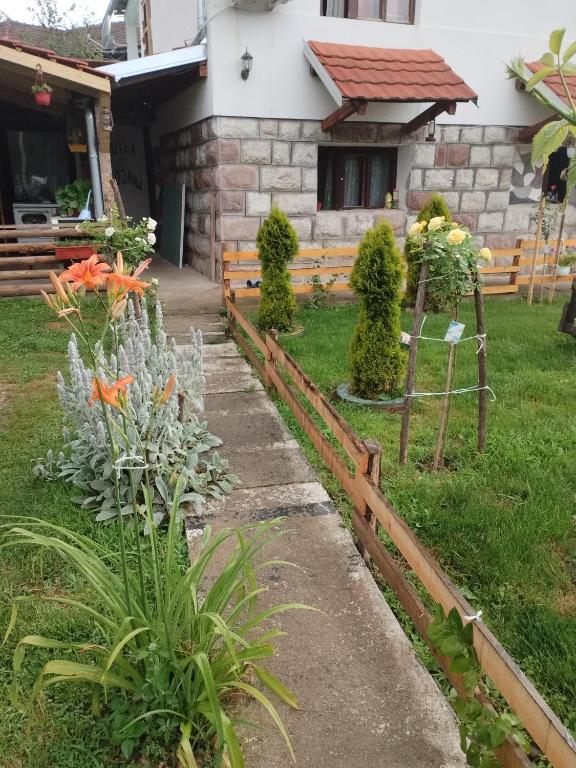 Zahrada ubytování VILA BOJANA