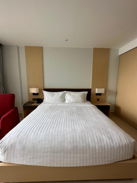 Postel nebo postele na pokoji v ubytování The Cam Ranh Resort all Luxury Service