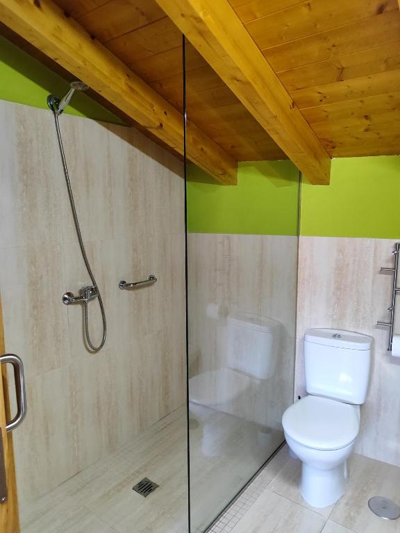 Kúpeľňa v ubytovaní Tranquila casita de invitados en Vigo con chimenea