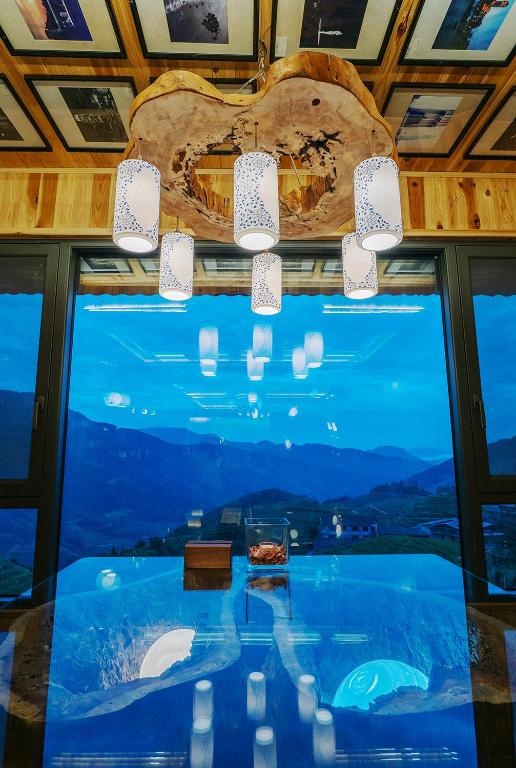 Bazén v ubytování Longji One Art Hotel nebo v jeho okolí