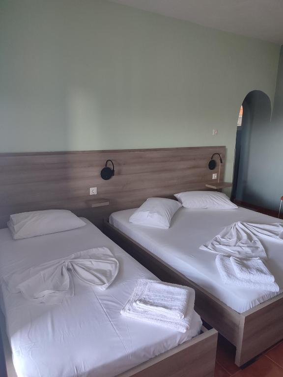 Postel nebo postele na pokoji v ubytování Bella vista