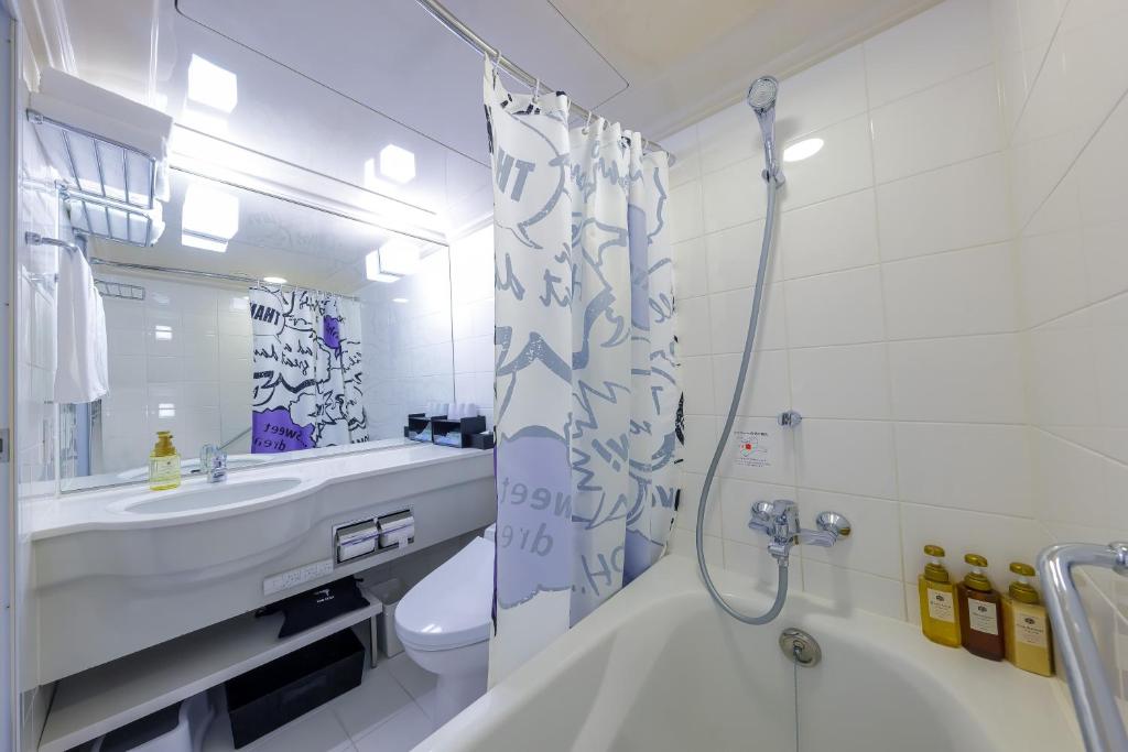 Koupelna v ubytování Hotel Kintetsu Universal City