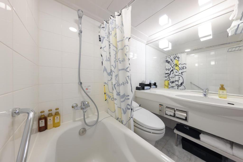Koupelna v ubytování Hotel Kintetsu Universal City
