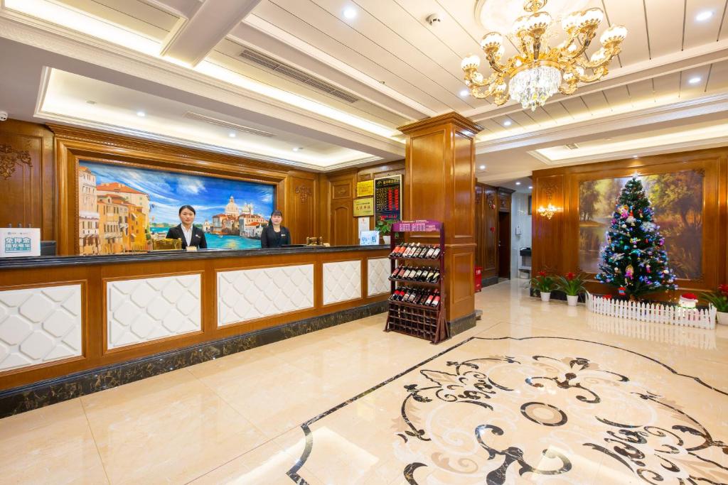 Vstupní hala nebo recepce v ubytování Yiwu Defeng Hotel