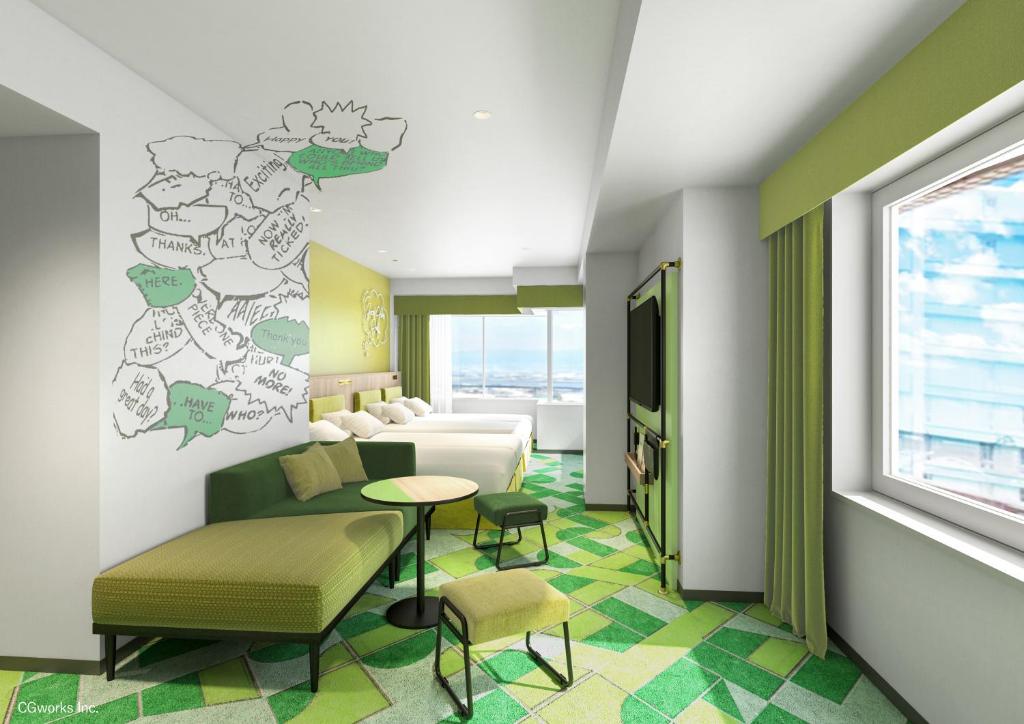 Posezení v ubytování Hotel Kintetsu Universal City