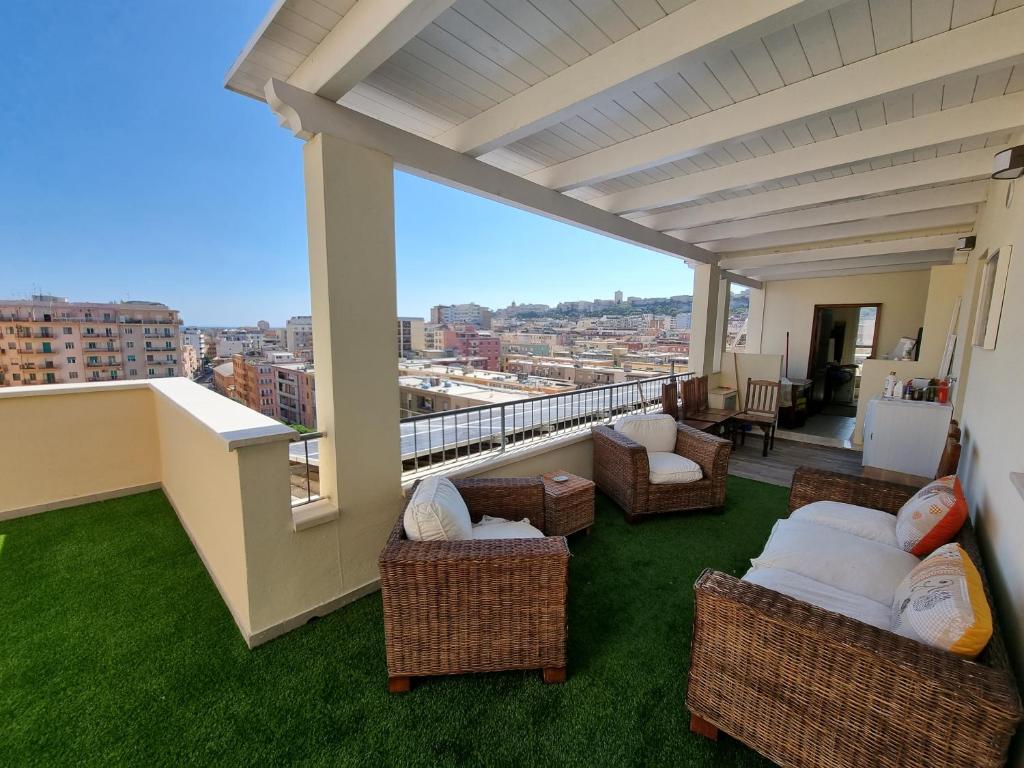 Attico Panoramico a Cagliari - Lussuosa vista mare