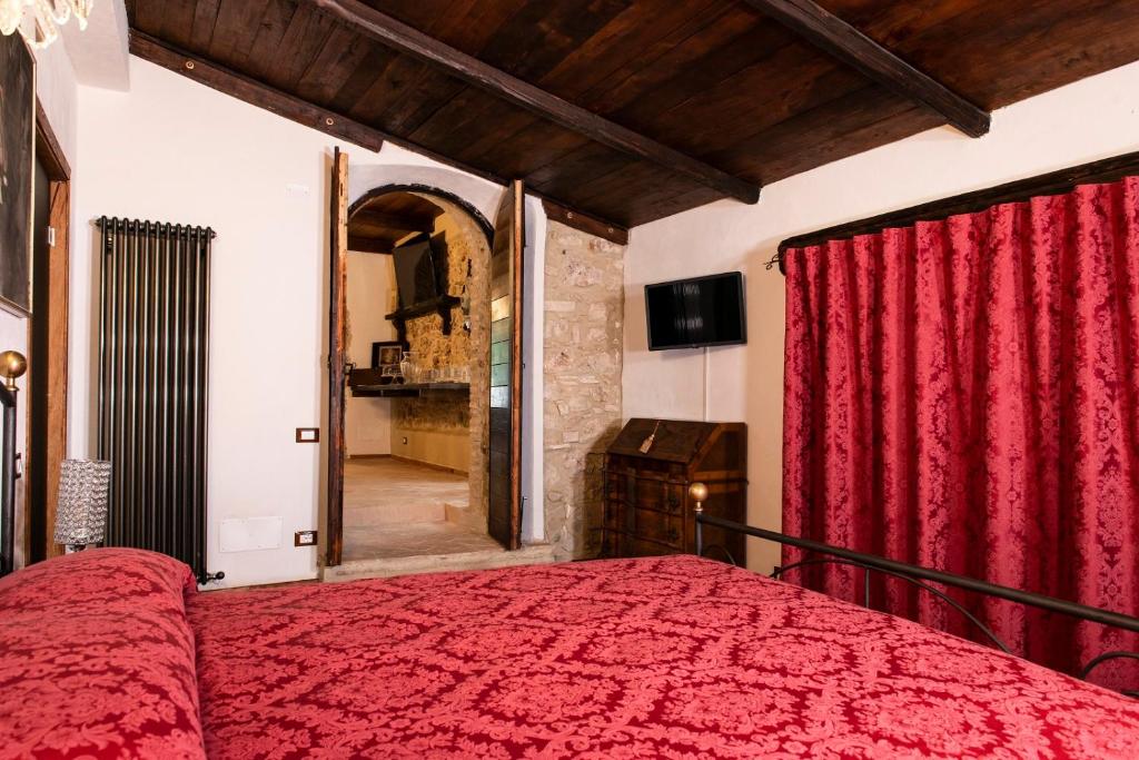 Postel nebo postele na pokoji v ubytování Volver B&B Spoleto