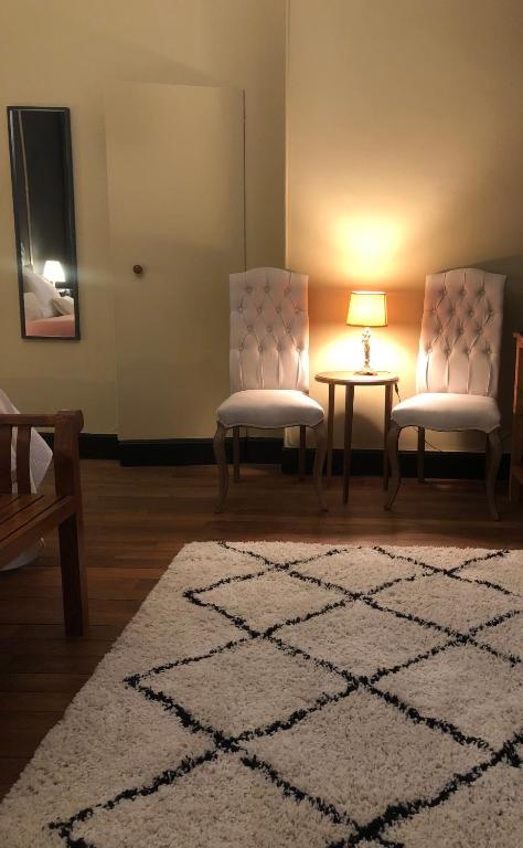 Postel nebo postele na pokoji v ubytování Maison de la Comtesse