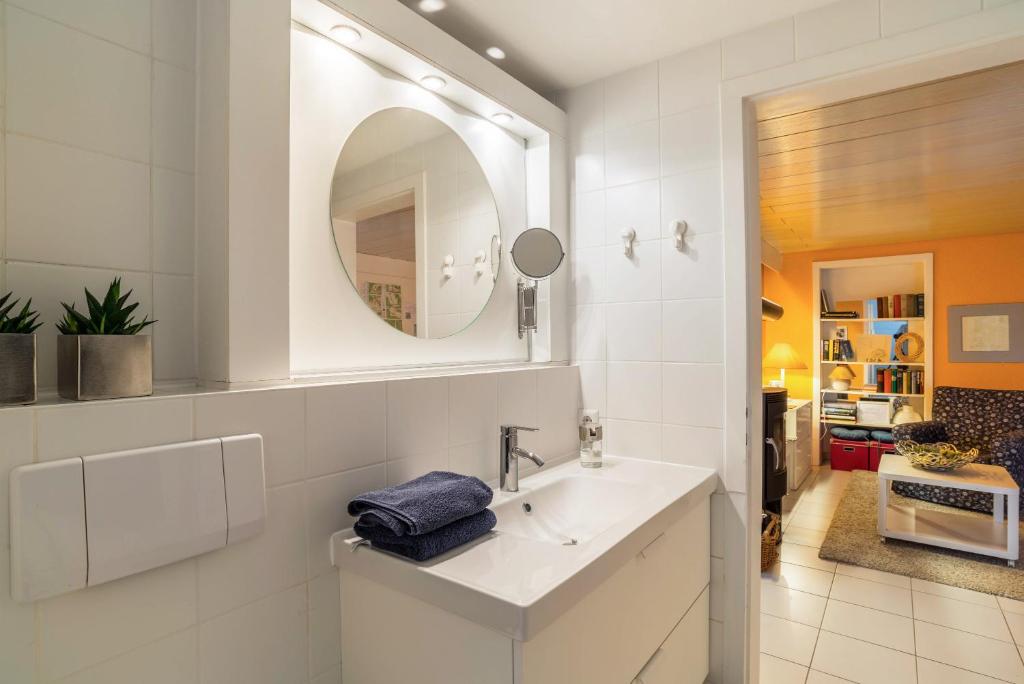 Koupelna v ubytování Ferienwohnung Götz