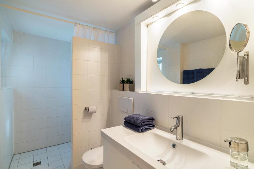 Koupelna v ubytování Ferienwohnung Götz