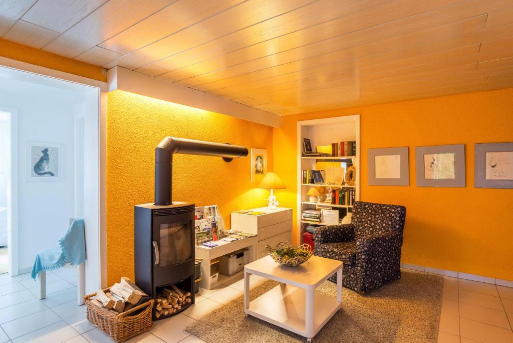 Posezení v ubytování Ferienwohnung Götz