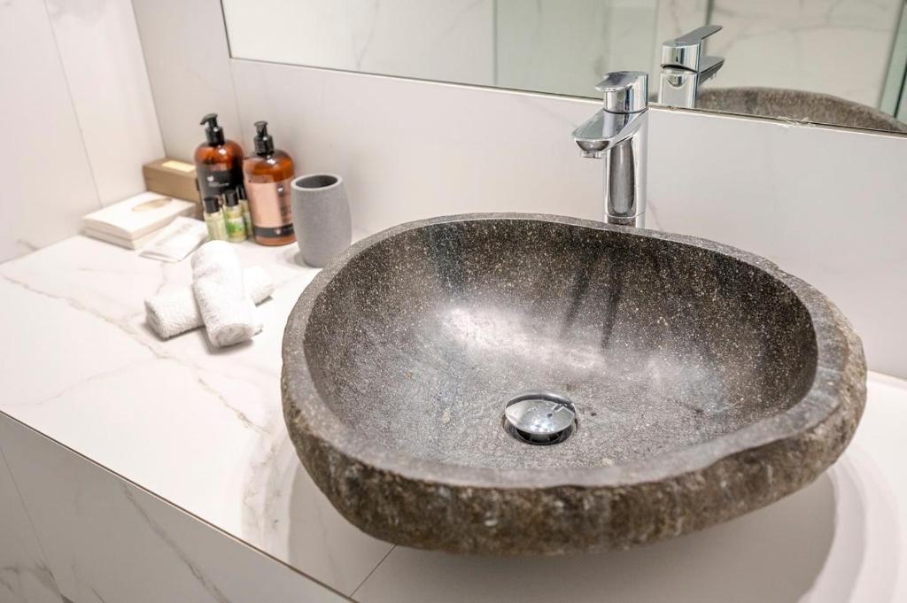 Koupelna v ubytování Greco Philia Hotel Boutique