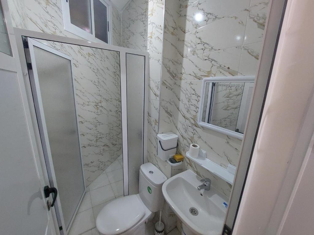 Koupelna v ubytování Appartement Al Hoceima