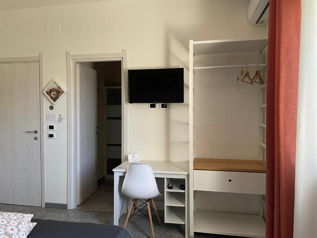 Posteľ alebo postele v izbe v ubytovaní A Casa di Giù B&B