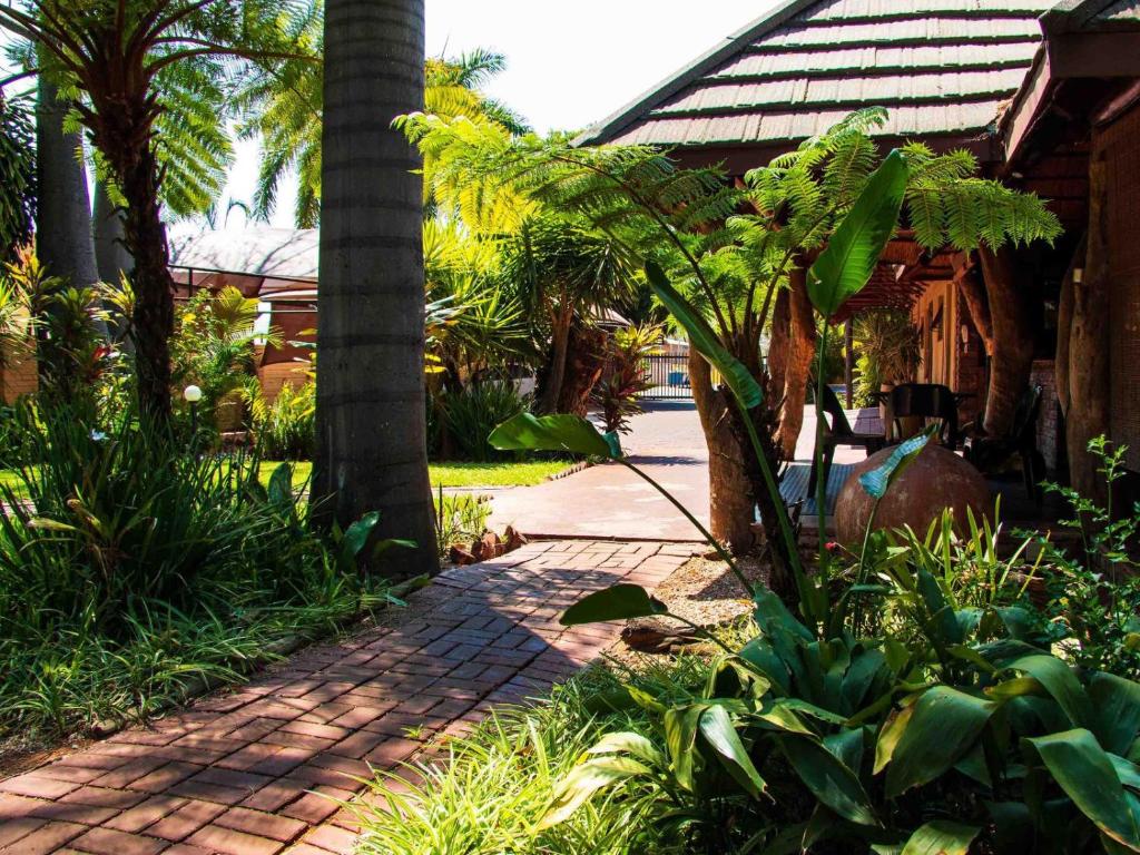 Zahrada ubytování Eco Lodge