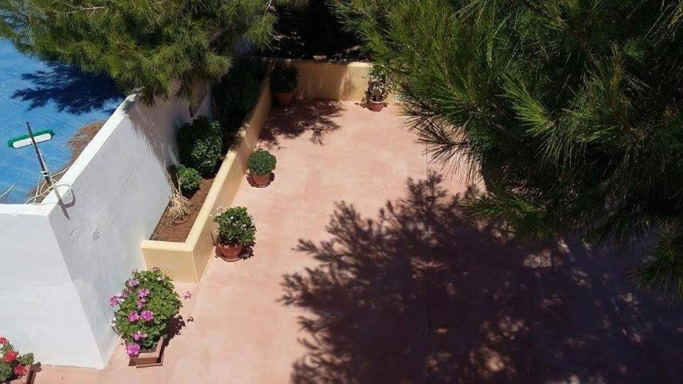A garden outside Pension Christina