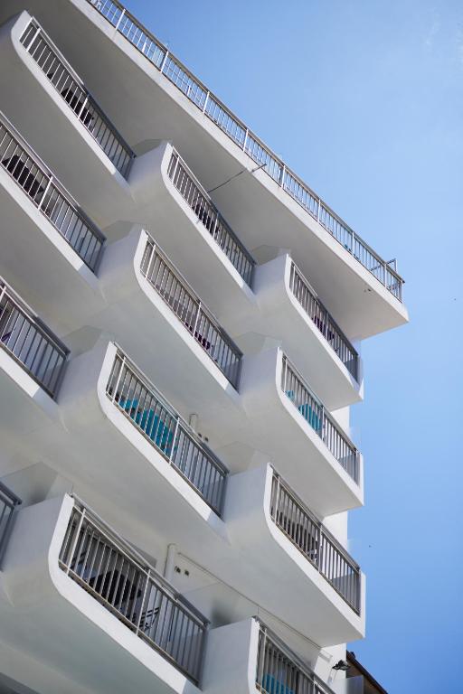 Balkón nebo terasa v ubytování Hotel Abrial
