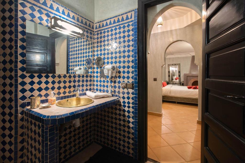 Koupelna v ubytování Janat Al Atlas Resort & Spa
