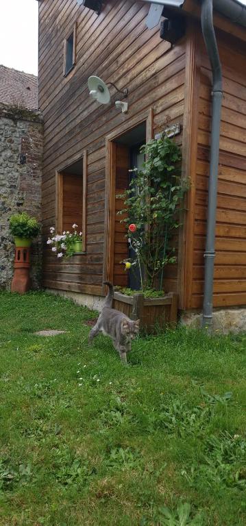 Zahrada ubytování Honfleur à deux