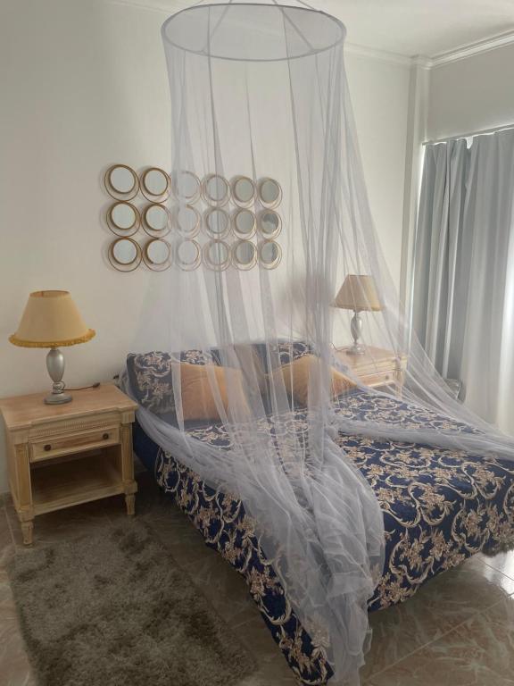 Postel nebo postele na pokoji v ubytování Morro la vieja