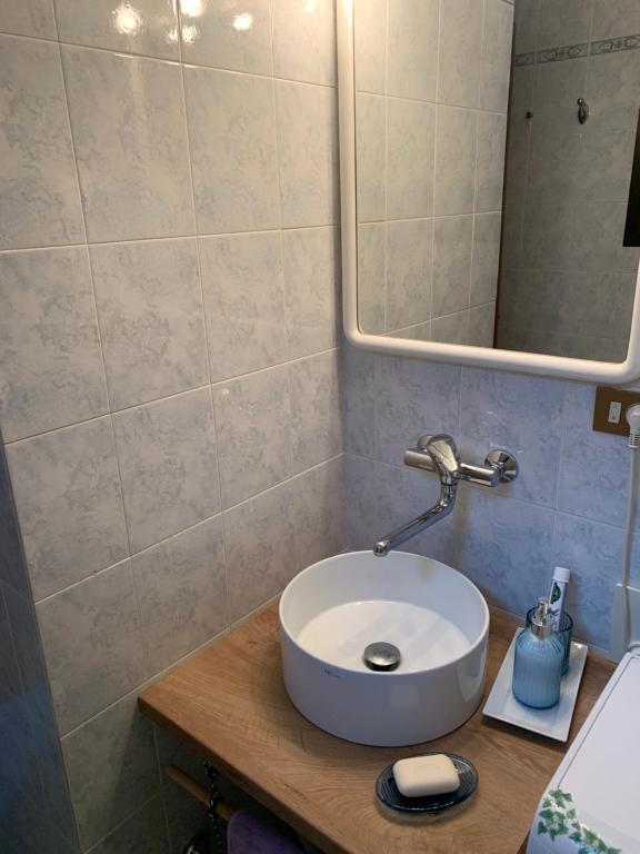 Koupelna v ubytování Casamanu
