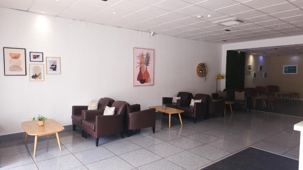 Гостиная зона в Hotel Laitau