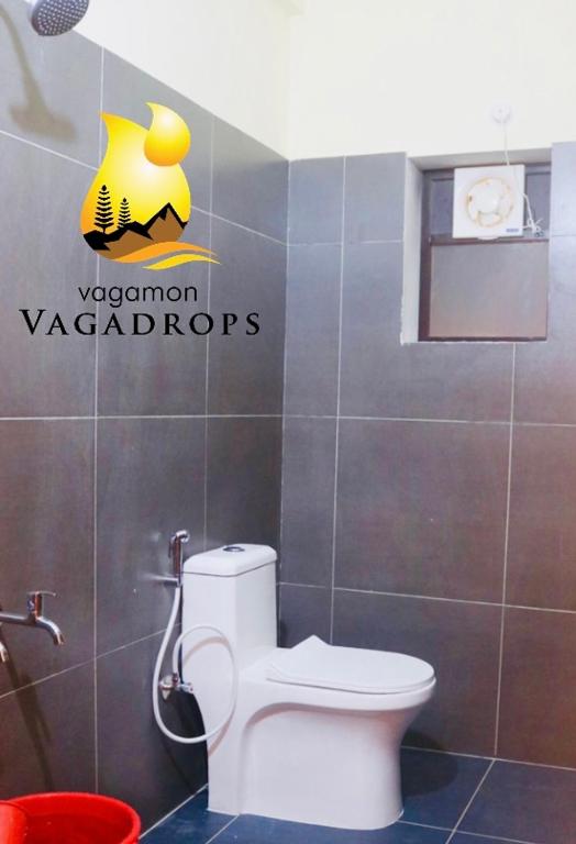 Koupelna v ubytování VAGAMON VAGADROPS