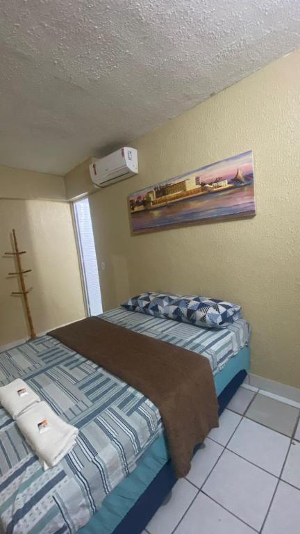 Postel nebo postele na pokoji v ubytování RioSlz Hostel