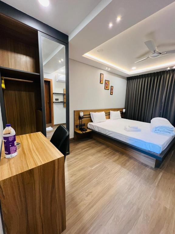 Postel nebo postele na pokoji v ubytování HOTEL ROYAL VANILLA