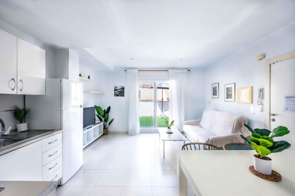 Kuchyň nebo kuchyňský kout v ubytování Apartamentos Turísticos Centro Histórico, by CartagenaSpain