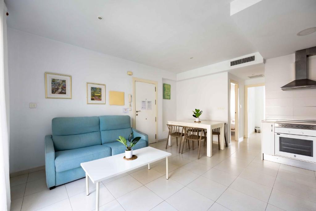 Kuchyň nebo kuchyňský kout v ubytování Apartamentos Turísticos Centro Histórico, by CartagenaSpain