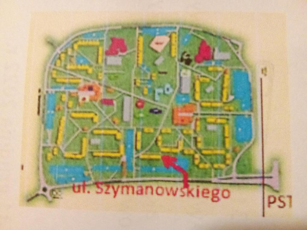 Plán poschodí v ubytovaní Apart