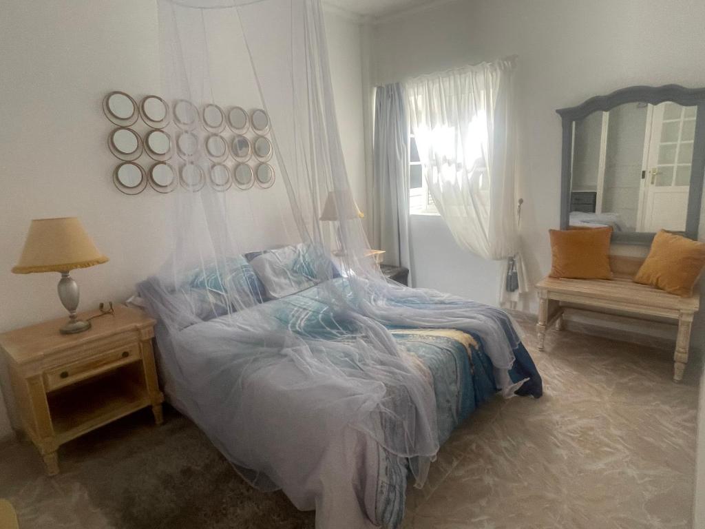 Postel nebo postele na pokoji v ubytování Morro la vieja
